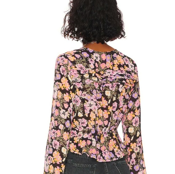 Free People Maybel Ruffle Crop Top - Picture 4 of 8